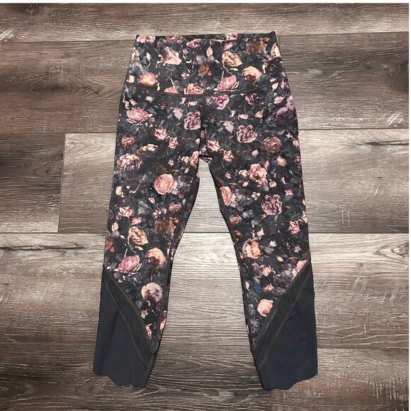 Lululemon Pants - Lululemon Wunder Under Leggings Floral Woman's Size 8